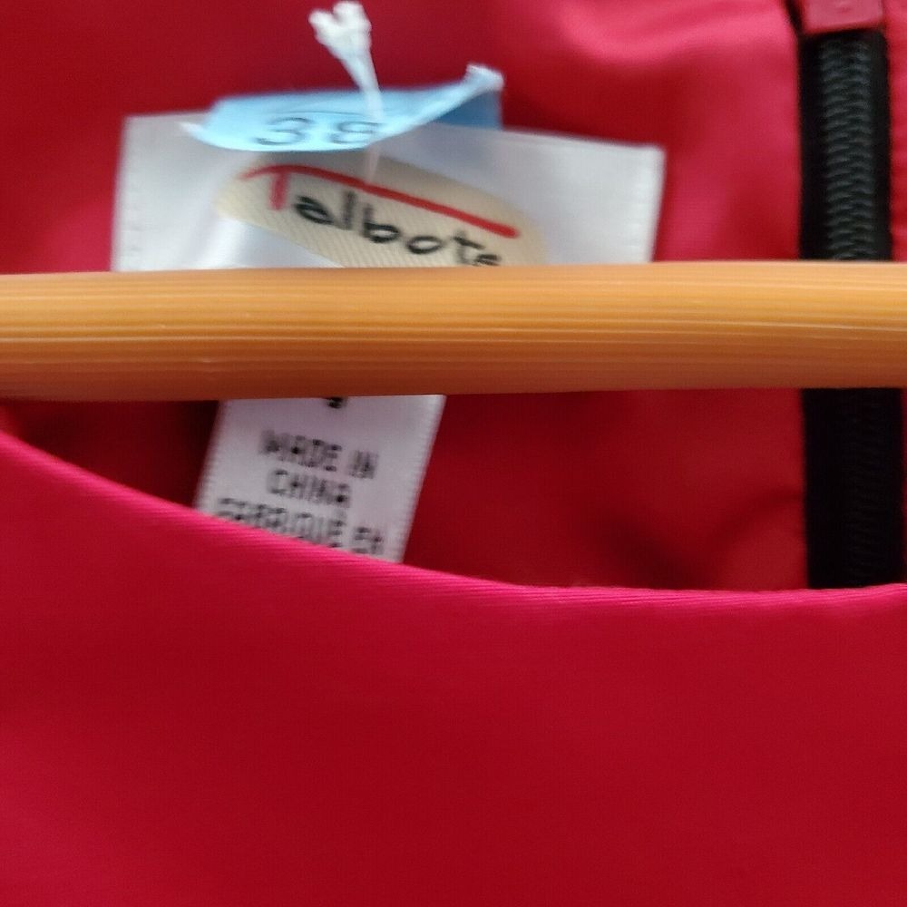Talbots Dress Women 4 Silk Color Block Sleeveless Lined Office Career Date Night - Picture 4 of 15